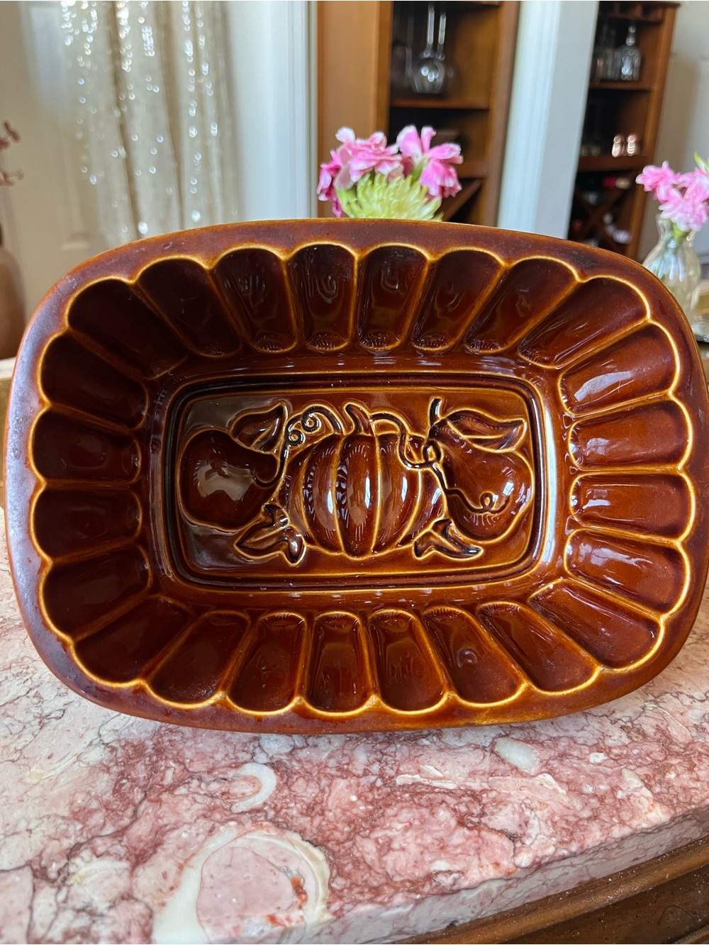 Vintage 70s Ceramic Loaf Pan